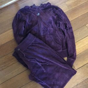 Women’s velor track suit